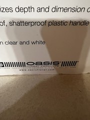6 Oasis Bouquet Holders Wedding Flower Foam White Floral Arrangement, NIB