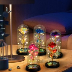 Eternal Rose Flower LED Enchanted Galaxy Rose LED Light Valentine’s Gift For Her