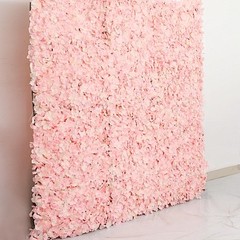 4 Blush Hydrangea Flowers Mat Wall Backdrop Panels Wedding Party Decorations