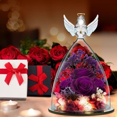 Birthday Day Rose 4.3 inches (W) x (D) x 6.3 (H), Purple