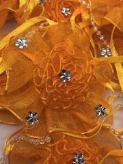 Organza Flower With Rhinestones Weddings Party’s Special Occasion Favors