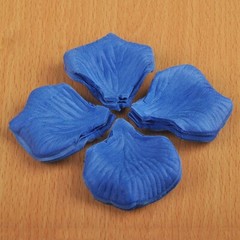 100 – new – SILK DEEP NAVY-BLUE PETALS – for the wedding isle, bath, bed or ?