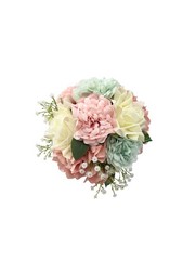 Pink & Sage Green Bridal Bouquet, Pastel Wedding Flowers, Blush Bouquet