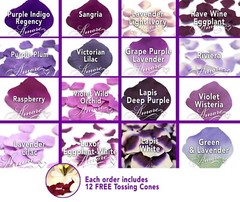 Silk Rose Petals 400 Purple