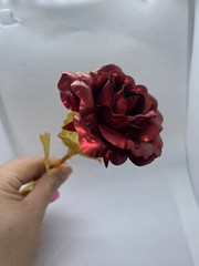 glittering fake rose