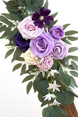 Olalaka Faux Flower Swag Set of 2 for Wedding Welcome Signs Floral Decoration…