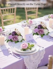 Artificial Flowers Ball Wedding Centerpieces Pcs Rose Artificial 10 Lilac
