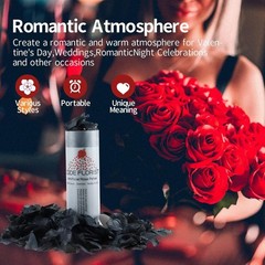 1100 PCS Black Silk Rose Petals for Valentine’s Day,Romantic Night,Wedding,Pr…