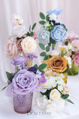 Vibrant Set of 6 Mini Bridesmaid Bouquets – Pre-Made Artificial Flowers