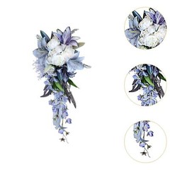 Wedding Bouquet Handheld Bouquet Artificial for Anniversary Gift Party
