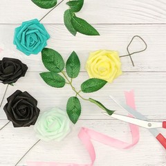 Wrapables Real Touch Flowers for DIY Wedding Bouquets and Centerpieces