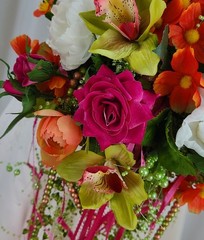 Bright and Beautiful Garden Boho Silk Wedding Bouquet