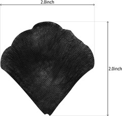500 Pcs Exquisite Black Rose Petals, Emulation Silk Rose Petals, Artificial Flow
