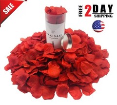 5000PCS Red Artificial Fake Rose Petals Wedding Romantic Event Party Decor USA