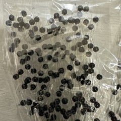 48pcs Beaded Stick Bride Wedding BLACK Pearl Bouquet Party Decoration Decor