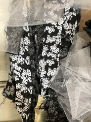 Black and White Wedding Bouquet Set