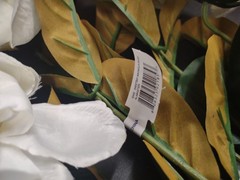 22″ Sweetbay Magnolia Flower Silk Bush, 5 Stems, 6″ Blooms, Alabaster White