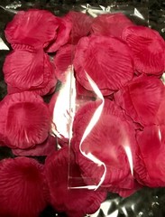 100 pcs peach cherry rose petal for wedding birthday party decoration