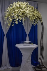 Wedding Decor (4) White Cherry Trees + (4) XXL Flowerballs + (2) 8ft Floor Trees