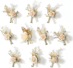 Boutonniere for Men, Groom and Best Man Boutonniere for Wedding Ceremony Anniver