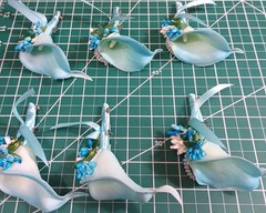 6Pcs Wedding Boutonniere Bride and Groom, Boutonniere Wedding Proms Bridesmaid