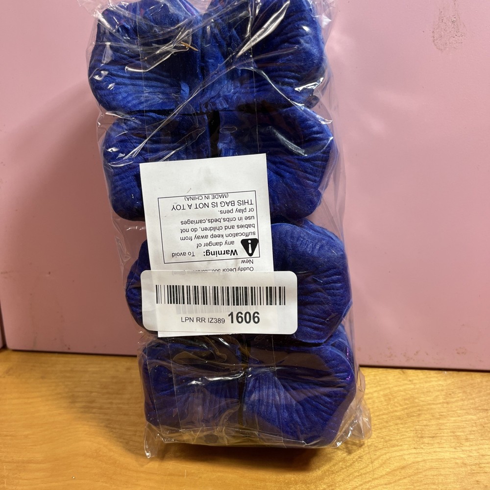 New Still Sealed Fake Royal Blue Flower Petals