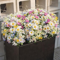 Wildflower Wedding Bouquet Bride Bridesmaid Spring Artificial Wildflowers Bridal