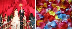 1000 PCS FLOWER ROSE PETALS WEDDING PARTY TABLE DECORATION FLORAL CONFETTI DECOR