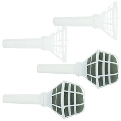 4Pcs Reusable Plastic Wedding Bouquet Holders for DIY Bridal Flower Handlers