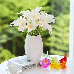 5Pcs Calla Artificial Flowers Calla Lily Fake Flower Bouquet For Wedding Bouquet