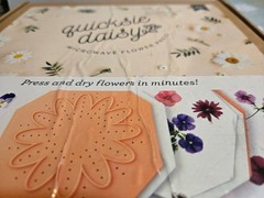 American Crafts Quicksie Daisy Flower Press Kit-15 Pieces- Nature Activity
