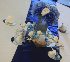 Lot Florals Centerpieces Bouquets Lanterns Decorations BLUES, BEACH, BOHO Event