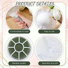 7 Pcs Flower Bouquet Holder Foam Floral Handle Wedding Supplies Bridal Bouquet K