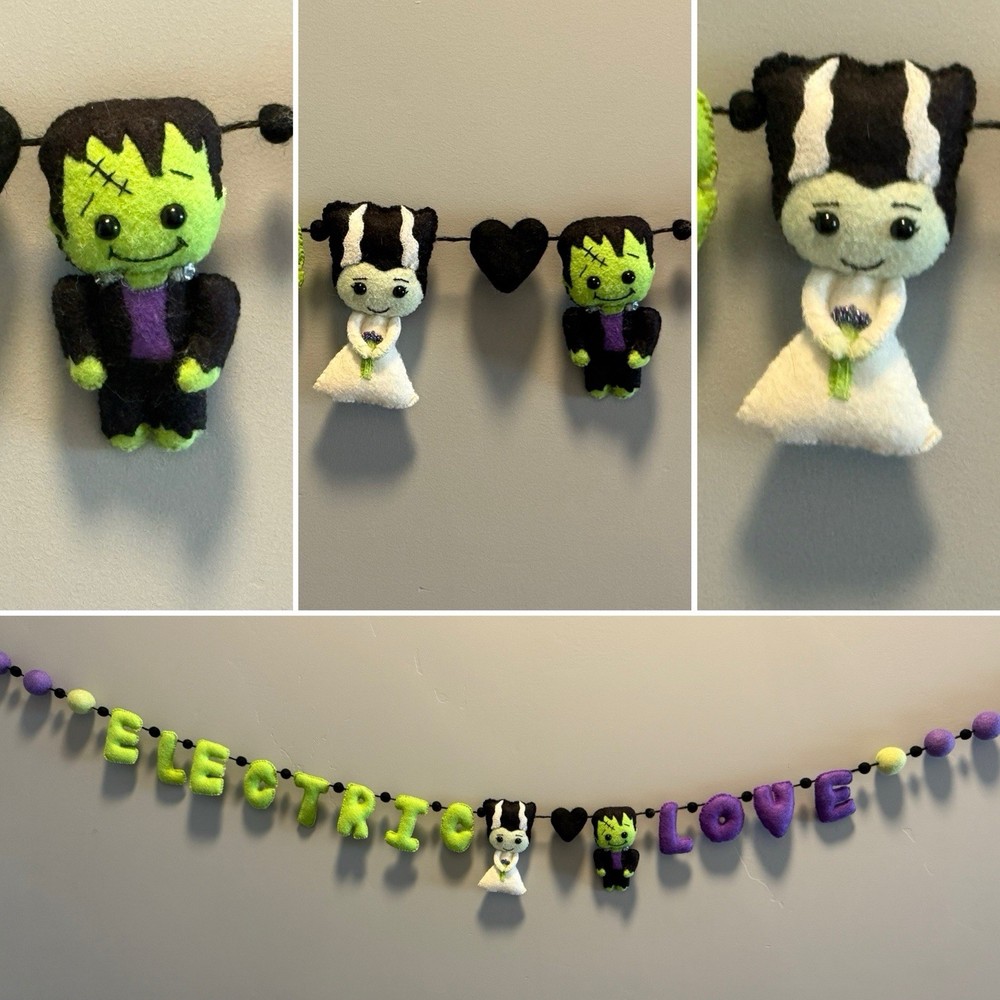 Bride Of Frankenstein/ Wedding / Shower / Gift / Frankenstein / Garland