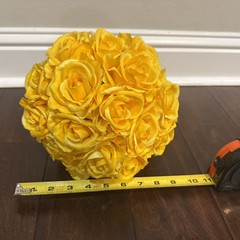 Wedding Bridal Bouquet Yellow Roses