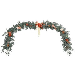275cm Artificial Floral Garland Handmade Rattan Flower Garland For Wedding Party