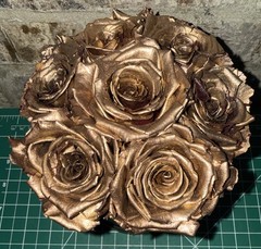 The Million Roses Los Angeles Black With Gold Roses Beautiful Piece lightly Used