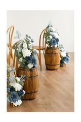 Ling’s Moment 17.5″ Tall Standing Artificial Flowers Arrangements 4 pcs Weddi…