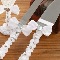 European wedding wedding set romantic wedding glass four-piece cutlery set
