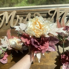 6 Wedding Table Bouquets Budget Friendly Beautiful Faux Flowers Cream/White Pink