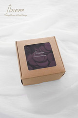 300Pcs Rose Petals Plum Faux Silk Flower Petals for Wedding Flower Girl Basket A