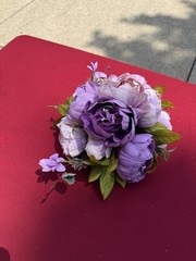 Lot of 19 Artificial Lavender Blush Peony Bouquets Wedding Floral Decor