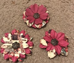 Paper Flowers Rustic Spring Barn Wedding Bridal Bouquet Cake Shower Accent Hair