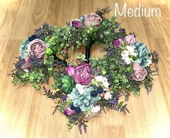 Elegant Wedding Flower Bouquets Hydrangeas, Peony, Succulent, Lavender Bundle