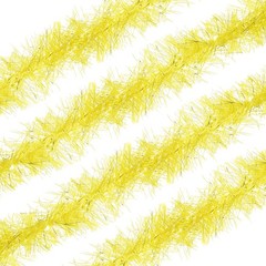 5Ft Feather Boa, 4 Pcs Artificial Fluffy Feather Boas, Yellow