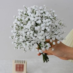 Small rose and baby breath bridal bouquet..you pick colors