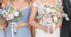 2 Premium Silk Bridal Bouquets Flowers for Wedding Valentine’S Day Anniversary