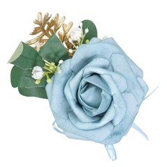 Elegant Wedding Boutonniere Artifical Flower Bridal Corsage for Weddings Party