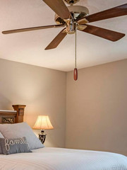 Wood Ceiling Fan Pull Chain Extender Set 12 Inch Fan Chain with 3mm Beads 2 Pack