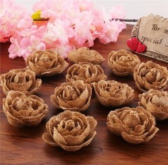 Burlap Flowers